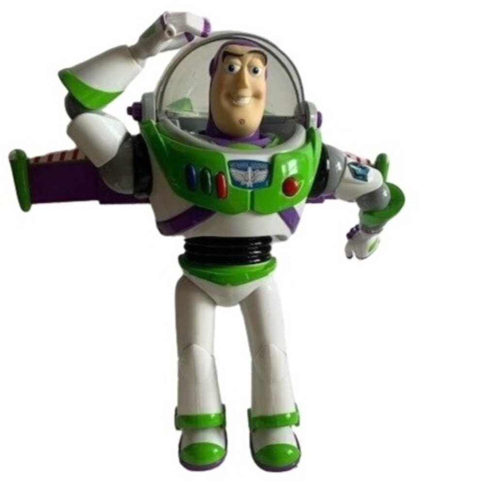 Disney Pixar Toy Story Buzz Lightyear Talking Figure Thinkway 12"